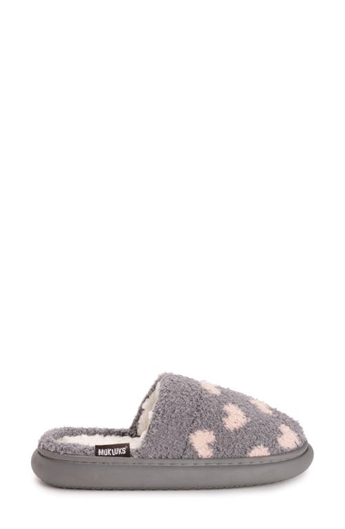 Muk Luks Cori Faux Shearling Scuff Slipper In Multi