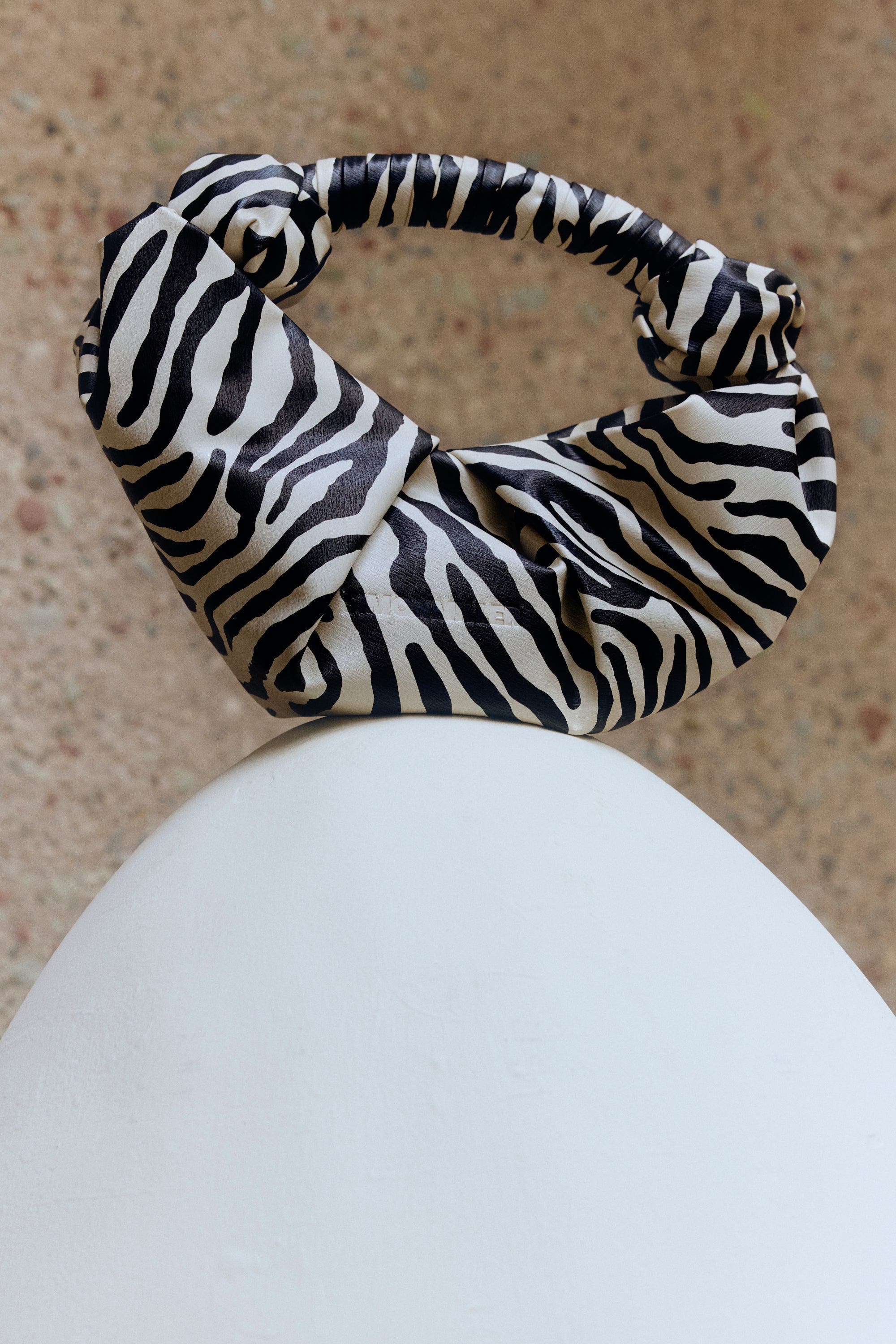 Vegan Leather Lopsy Bag, Alternate, color, Zebra Trip