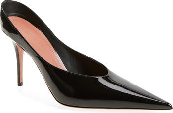サンダル・ミュール AMINA MUADDI ANOK MULE SANDALS IN SATIN Anok 105 satin mules in brown - Amina Muaddi | Mytheresa