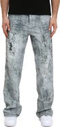 PURPLE BRAND Worn Camouflage Baggy Jeans