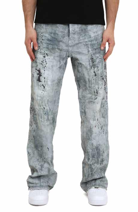 PURPLE BRAND Worn Camouflage Baggy Jeans