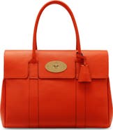 Mulberry Bayswater Grained Leather Satchel