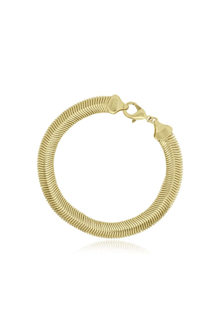 Silk Snake Bracelet, Alternate, color, Gold Filled Over Brass