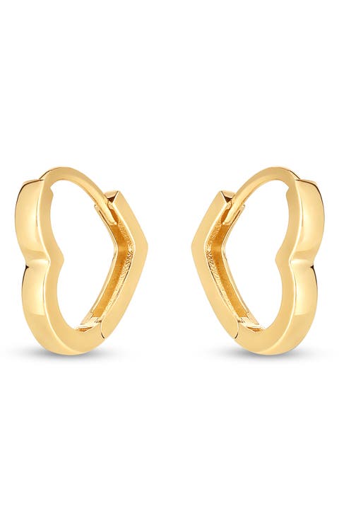 Heart Hoop Earrings