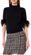 Milly Dove Fringed Miniskirt