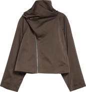 Rick Owens Scarf Flight Jacket