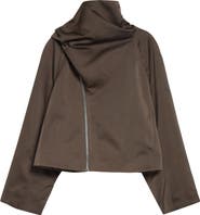 Rick Owens Scarf Flight Jacket