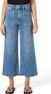 PAIGE Anessa Crop Wide Leg Jeans