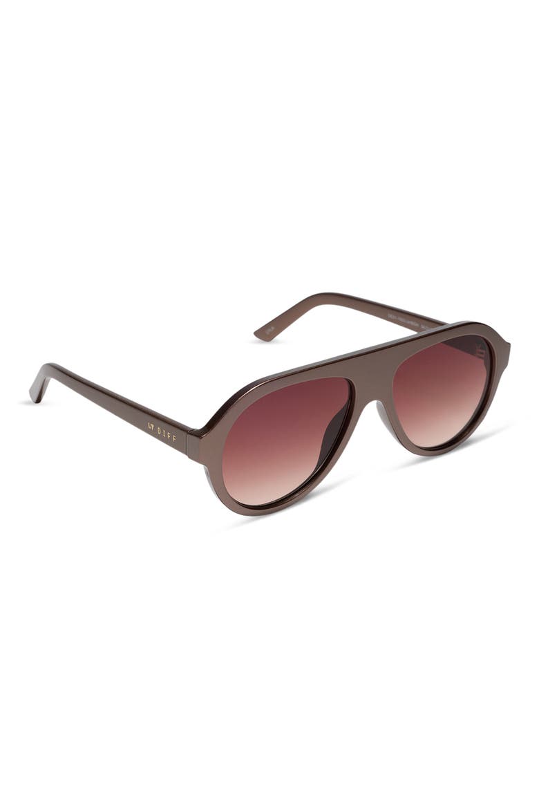 Lyla Aviator Sunglasses, Alternate, color, PEARLED UMBER/ BROWN GRADIENT