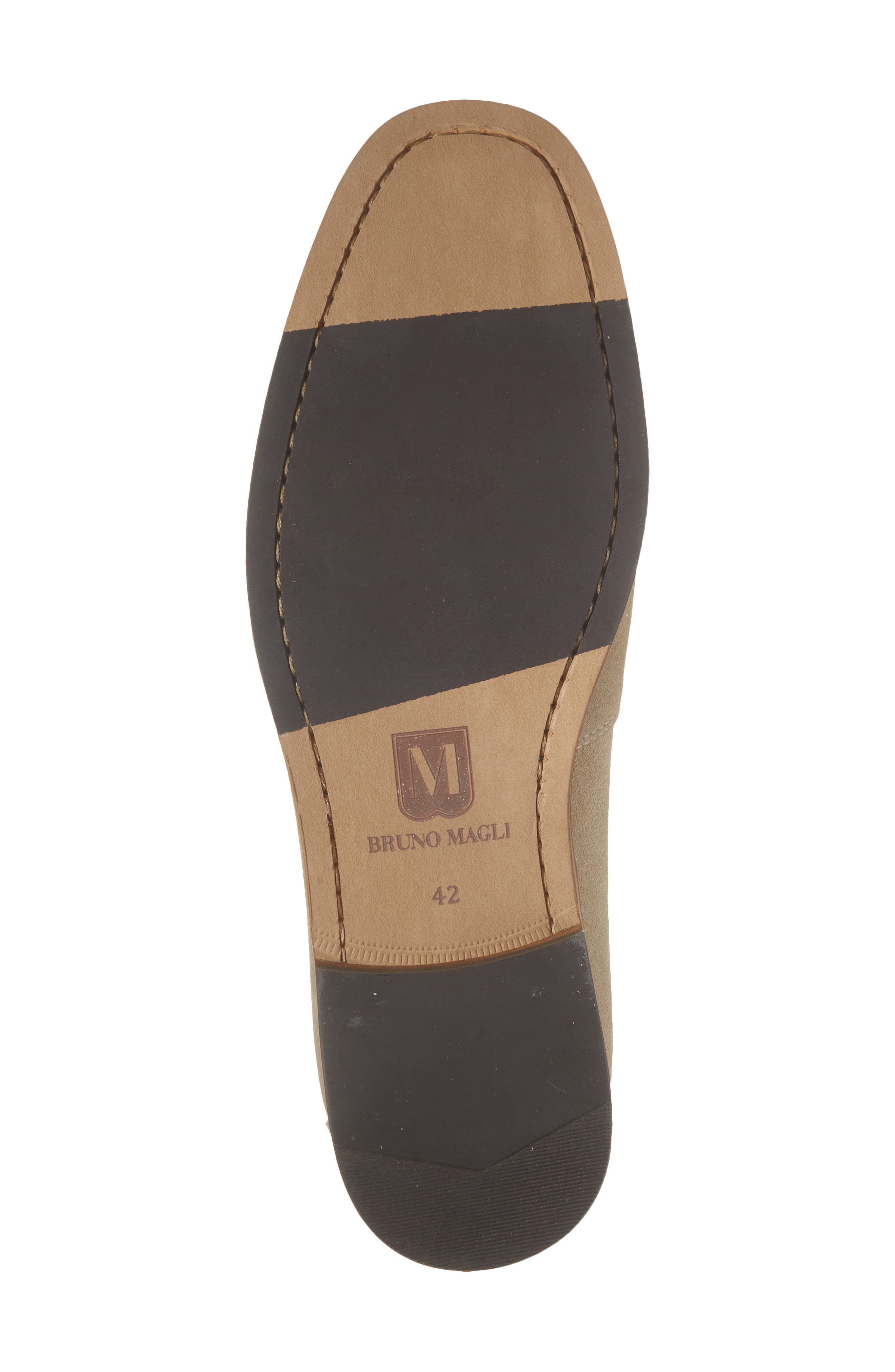 Bruno Magli Modena Loafer, Alternate, color, Taupe Suede