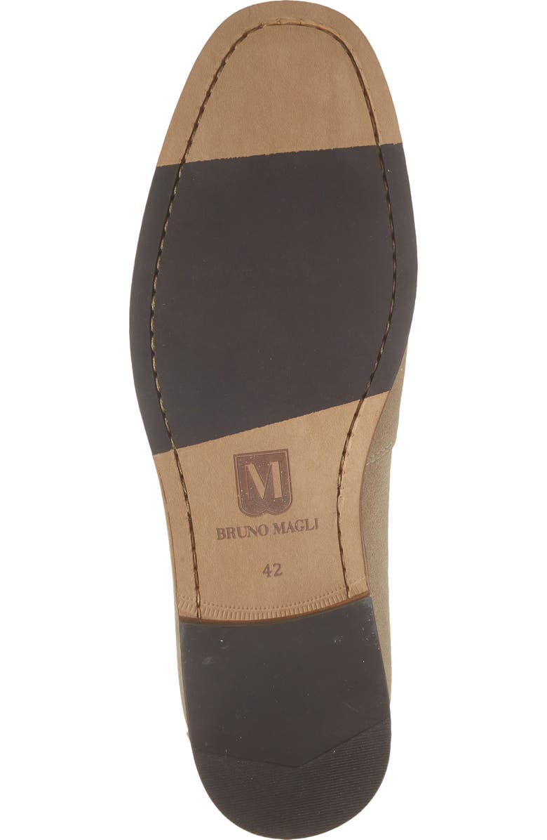 Bruno Magli Modena Loafer, Alternate, color, Taupe Suede