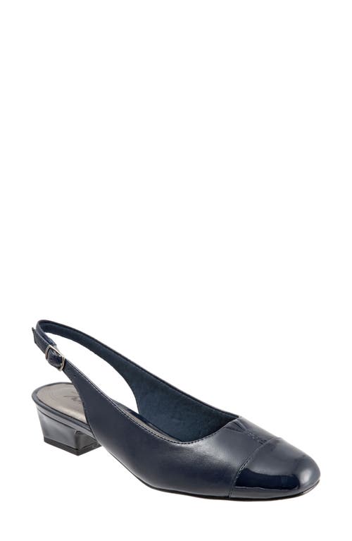 Trotters 'dea' Slingback In Blue