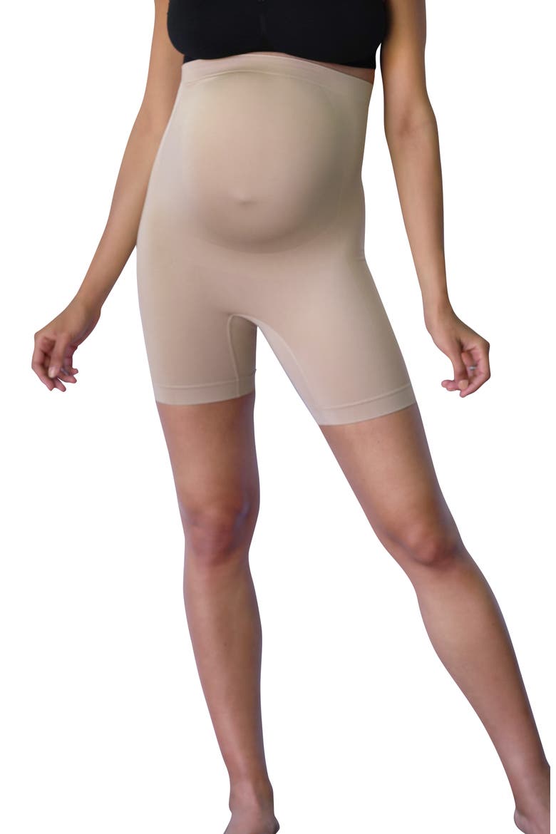 Ingrid & Isabel® Maternity Shapewear Shorts, Alternate, color, NUDE