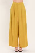 FLYING TOMATO Pleated High Waist Wide Leg Pants