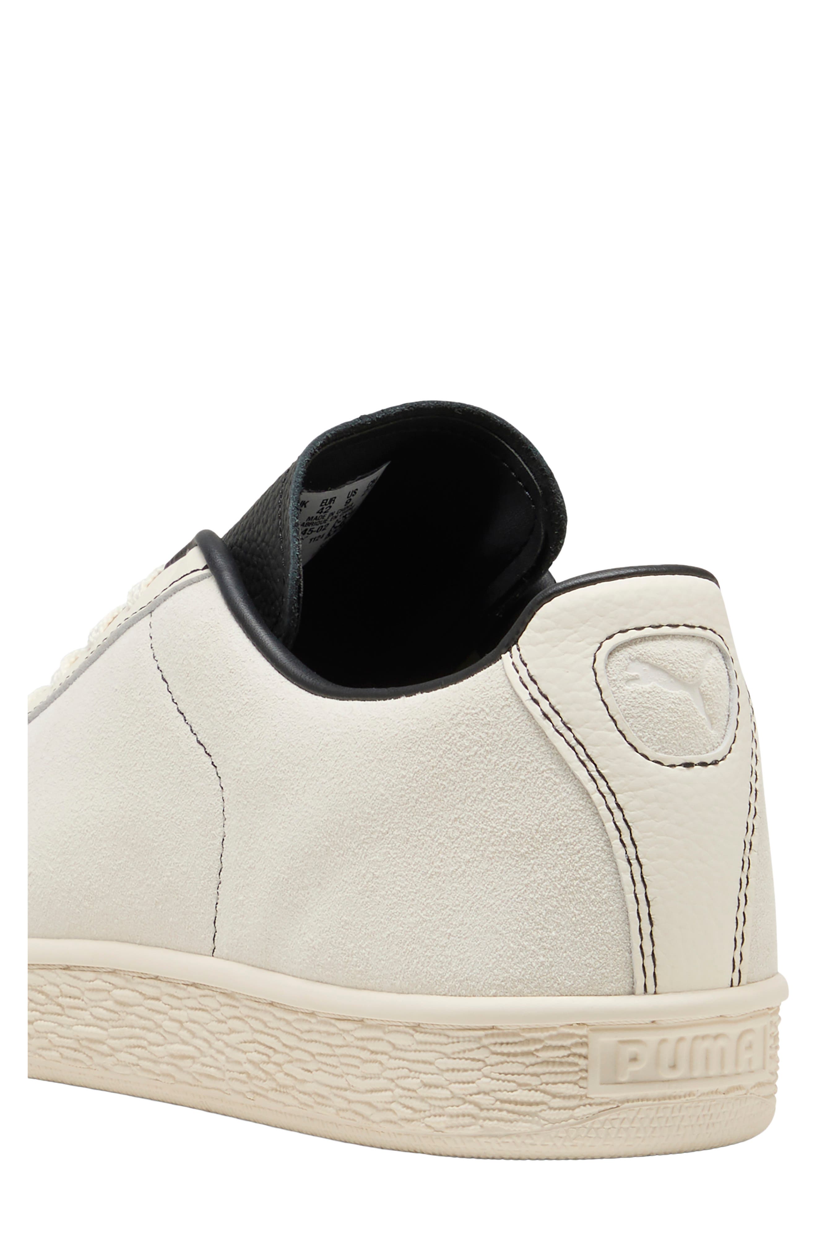 Suede Icons Sneaker, Alternate, color, FROSTED IVORY/ PUMA BLACK