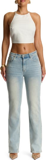 Shirting Cotton Halter Crop Top