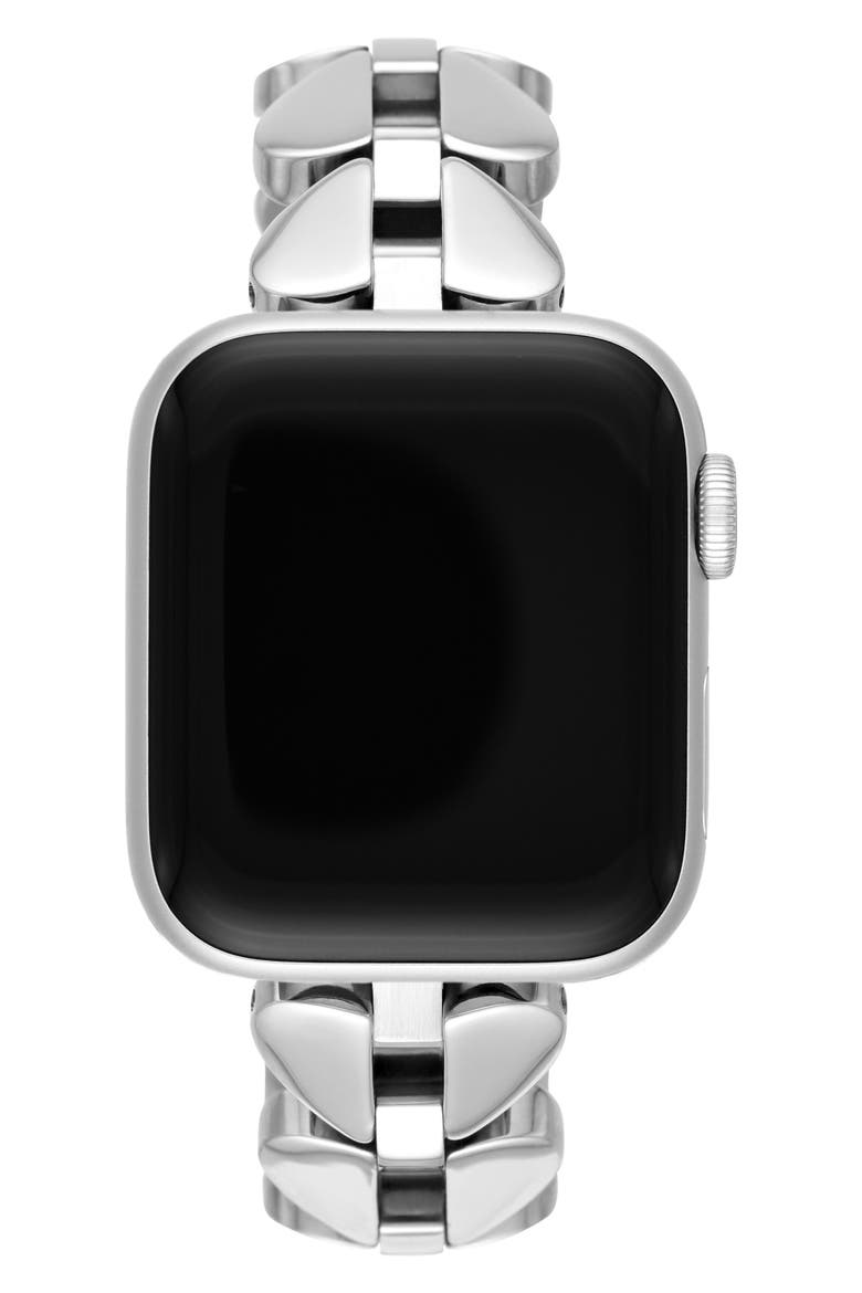 20mm Apple Watch® bracelet, Alternate, color, SILVER