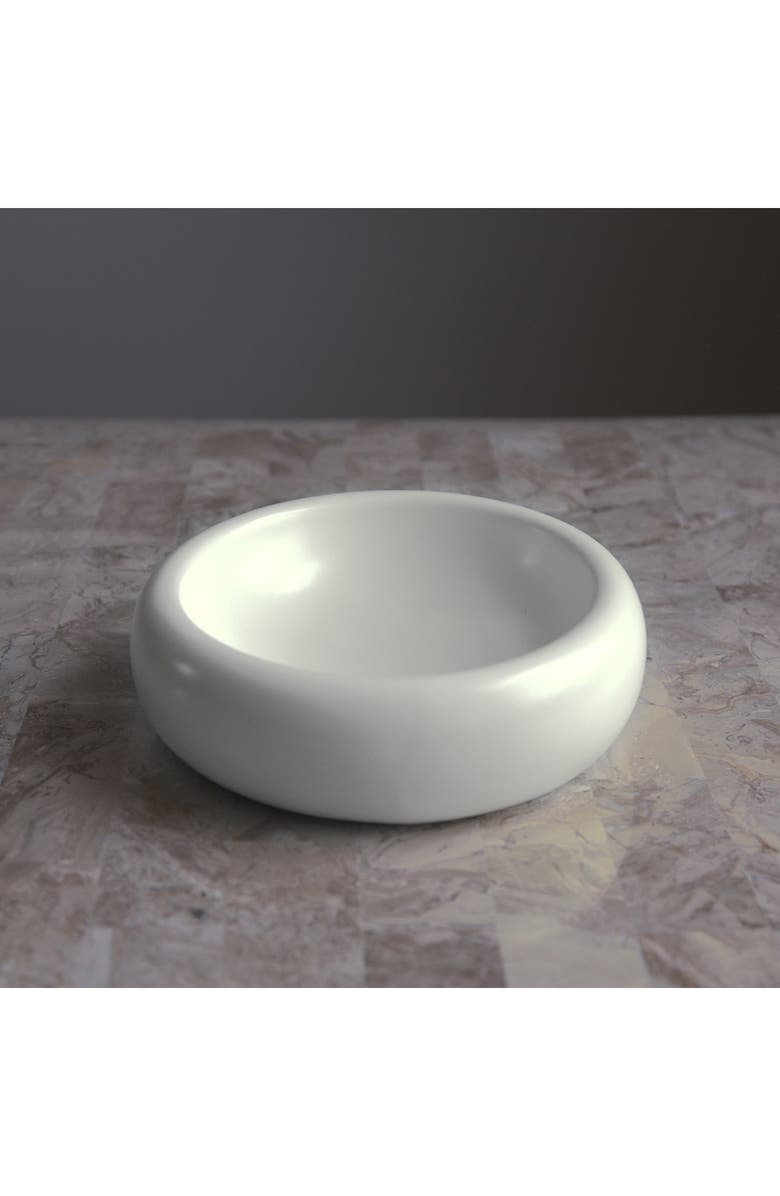 Catenary Halo Cat Bowl, Alternate, color, White