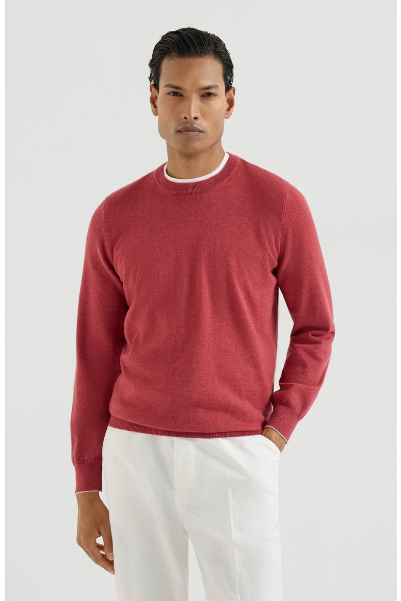 Cashmere sweater, Main, color, Strawberry
