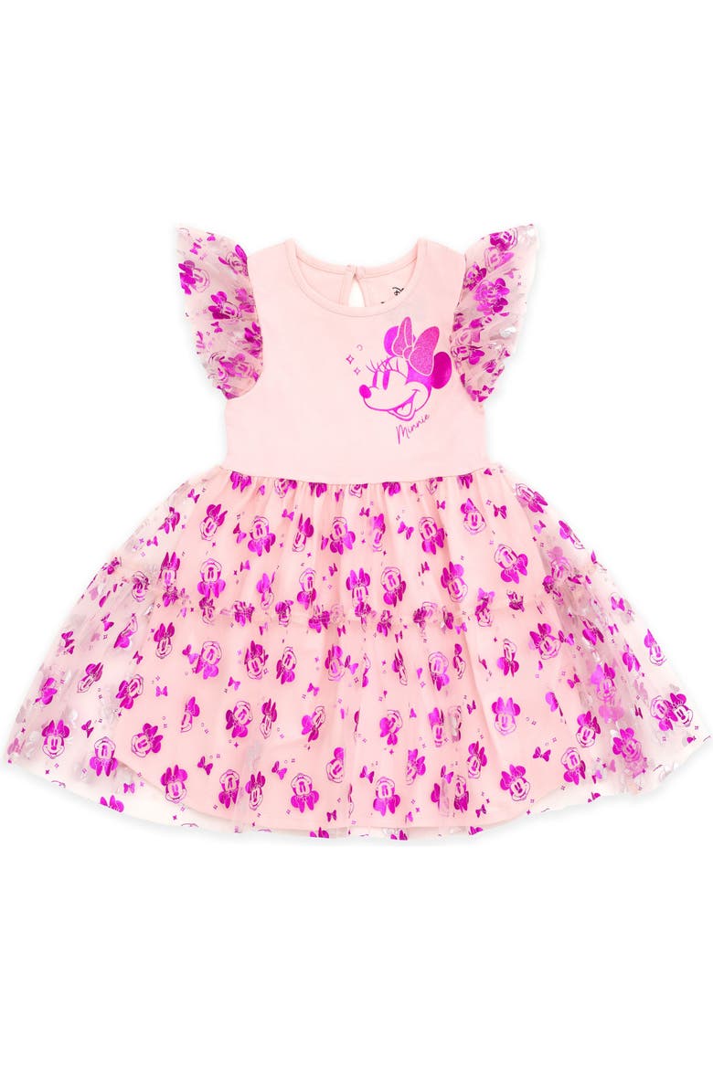Minnie Mouse Tutu Dress, Main, color, Blush Pink Minnie
