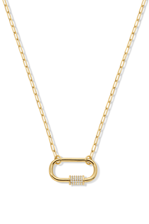 Melrose Carabiner Necklace