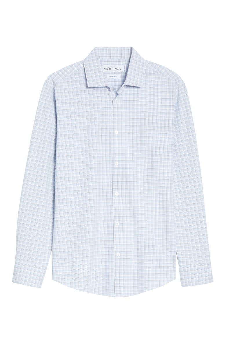 Mizzen+Main Mizzen + Main Leeward Trim Fit Button-Up Performance Shirt, Main, color, 
