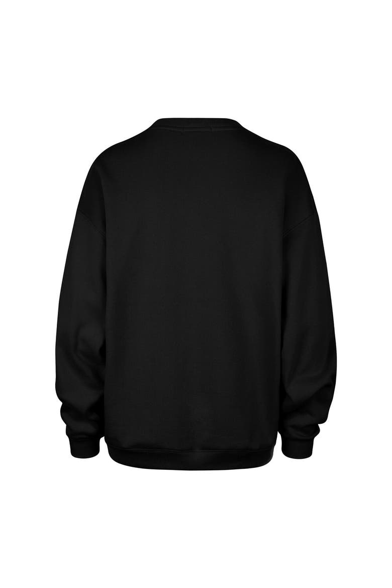 Women's '47 Black San Antonio Spurs Imprint Oversized Sweatshirt, Alternate, color, Black