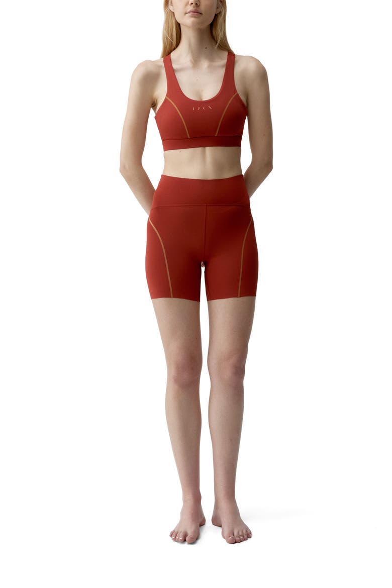 Brone High-support Performance Sports Top, Alternate, color, Sunset