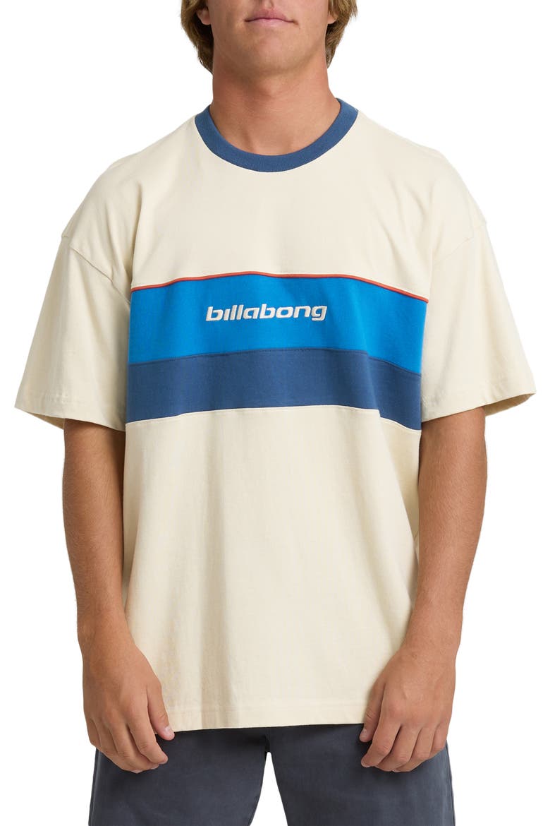 Simulator Chest Stripe Cotton T-Shirt, Main, color, OATMEAL