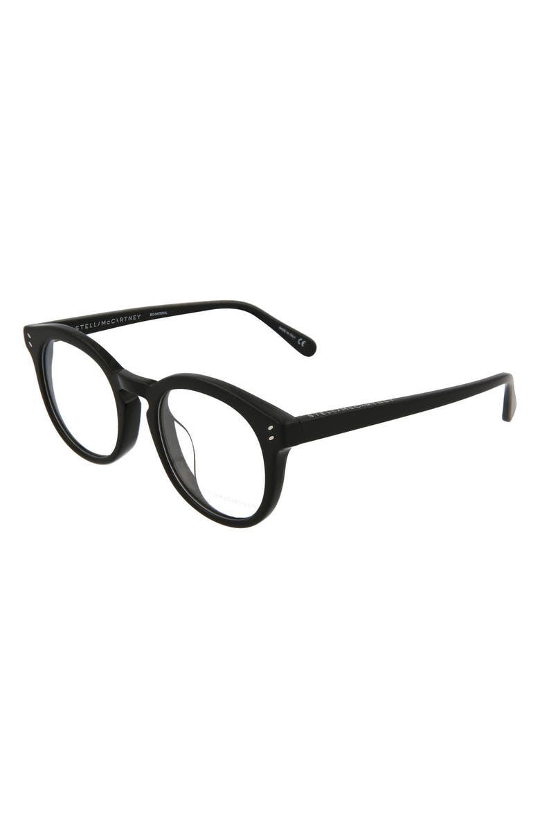 Stella McCartney 50mm Round Optical Frames, Alternate, color,