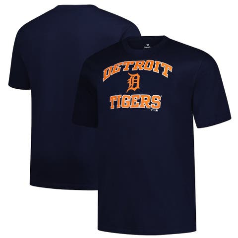Men's Profile  Navy Detroit Tigers Big & Tall Heart & Soul T-Shirt