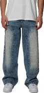 Good For Nothing Straight Leg Double Knee Wash Jeans