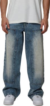 Good For Nothing Straight Leg Double Knee Wash Jeans