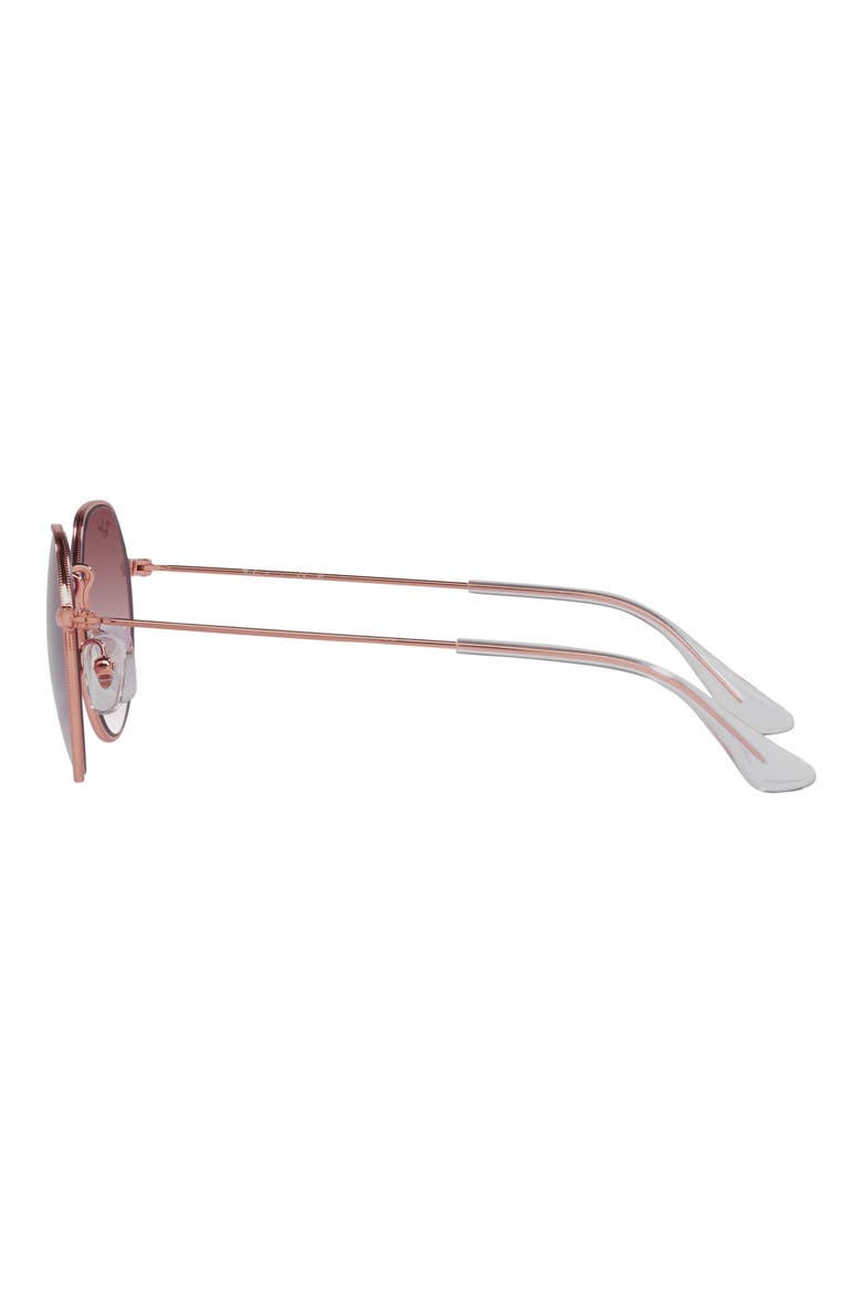 Kids' Jack 47mm Gradient Irregular Sunglasses, Alternate, color, ROSE GOLD