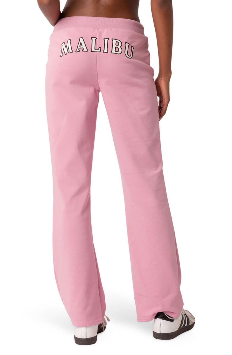 EDIKTED Malibu Low Rise Flare Sweatpants, Alternate, color,