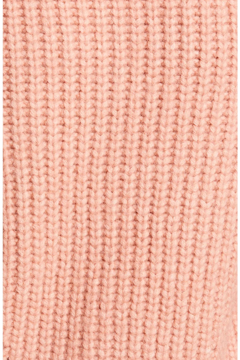Elle Puff Sleeve Cardigan, Alternate, color, ROSEWOOD