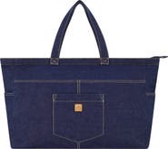 C & C California Multipocket Denim Tote Bag