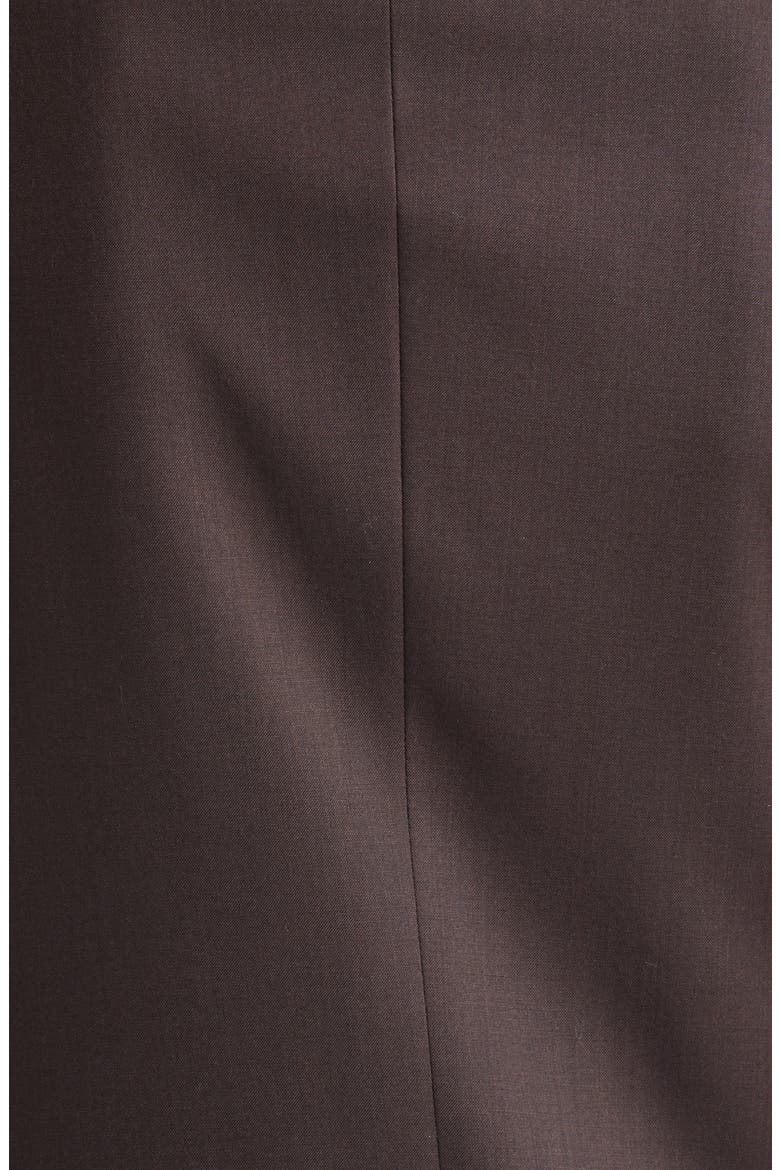 Siora Wool Blazer, Alternate, color, CARBON BROWN