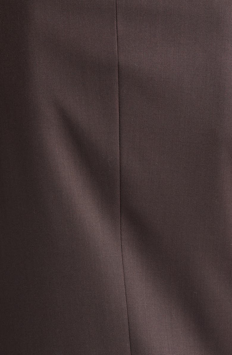 Burberry Siora Wool Blazer, Alternate, color, Carbon Brown