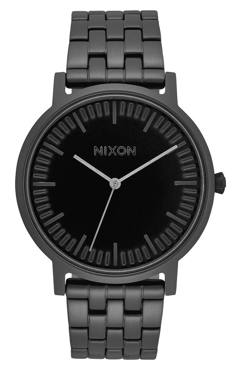 Nixon The Porter Bracelet Watch, 40mm, Main, color,