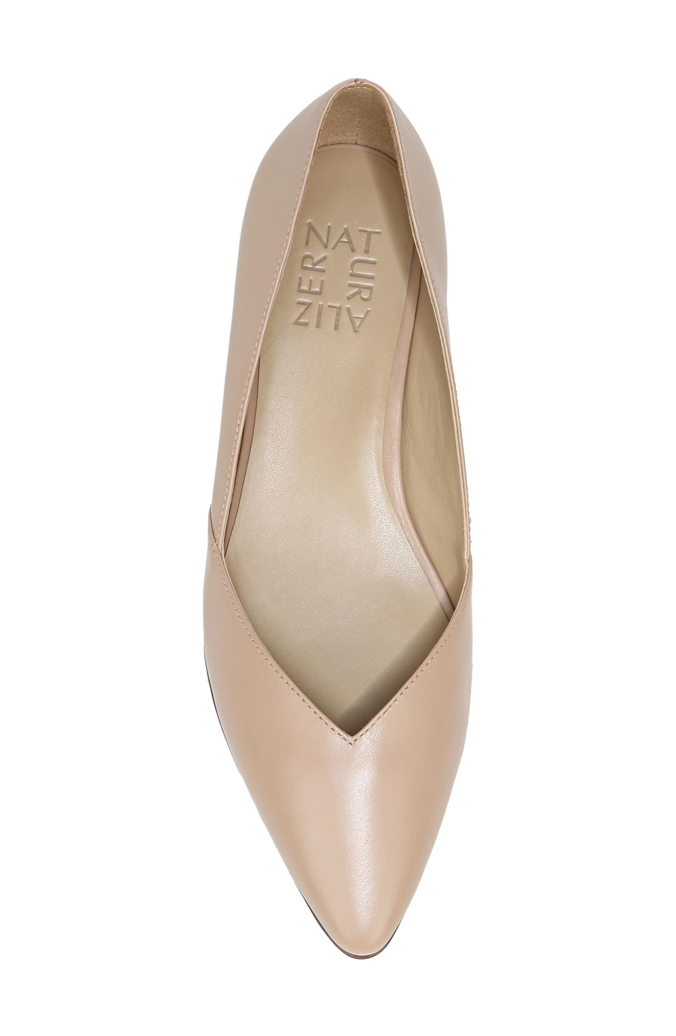 Havana Pointed Toe Flat, Alternate, color, CREME BRULEE