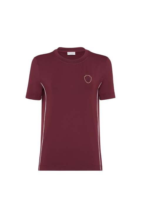 Jersey T-shirt with logo