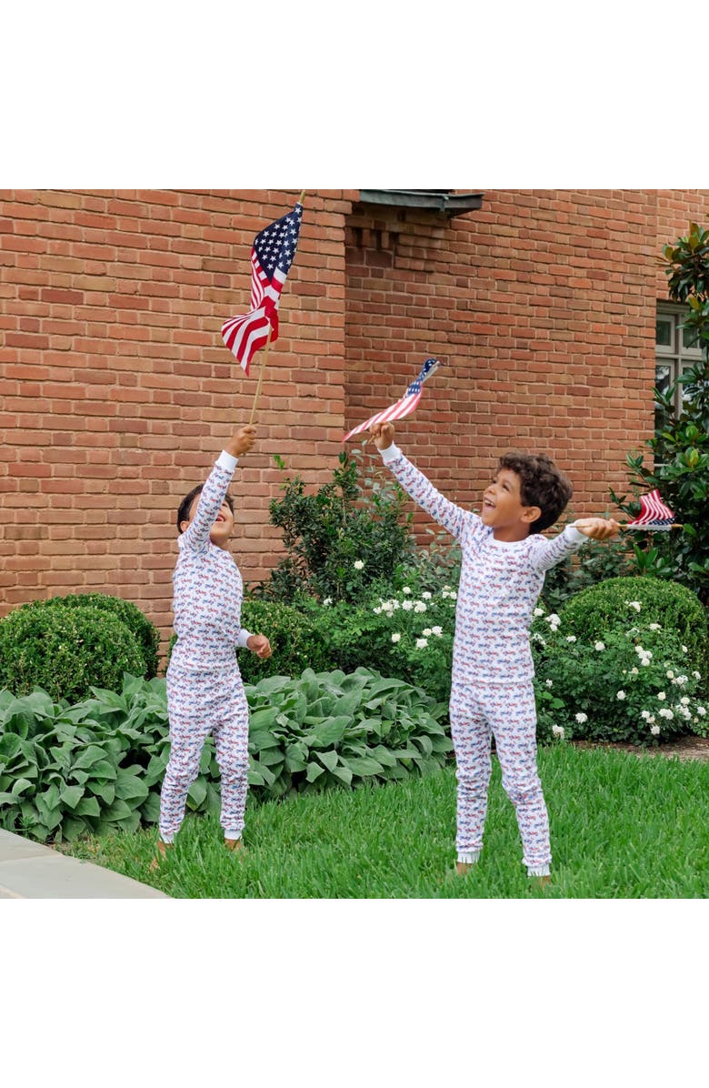 Lila and Hayes Bradford Boys' Pajama Pant Set, Alternate, color, Patriotic Jeeps