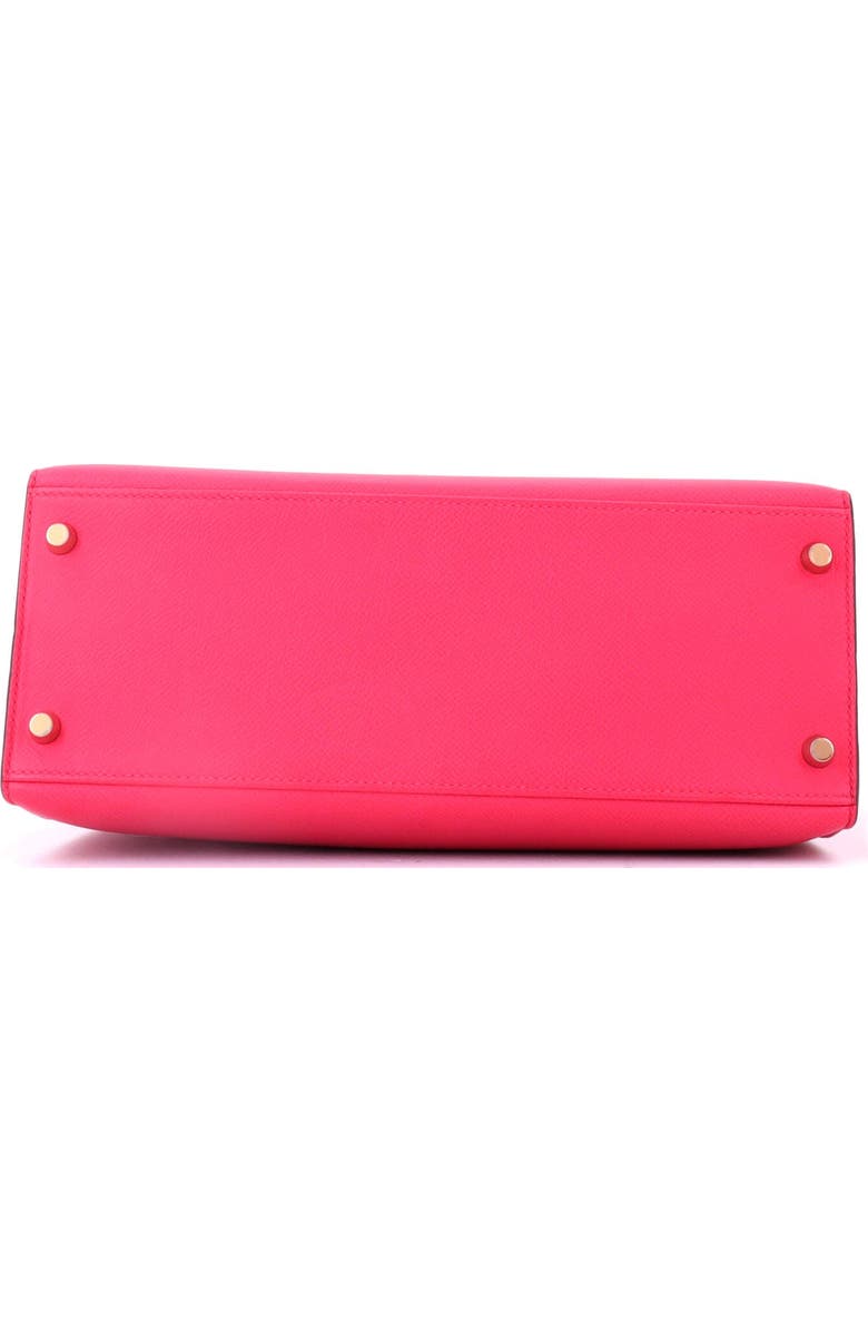Pre-Owned Hermes Kelly Handbag Pink Epsom with Gold Hardware 28, Alternate, color, Rose Extreme