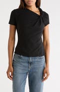 A.L.C. Liz Asymmetric Twist T-Shirt