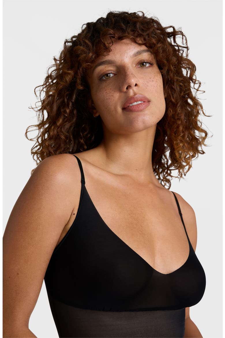 Featherlight Control Shaper Slip, Alternate, color, BLACK