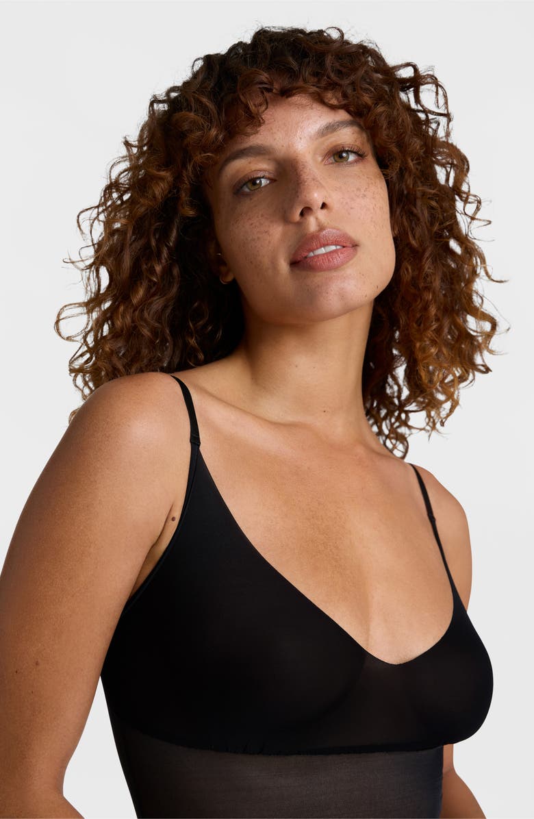 Commando Featherlight Control Shaper Slip, Alternate, color, Black