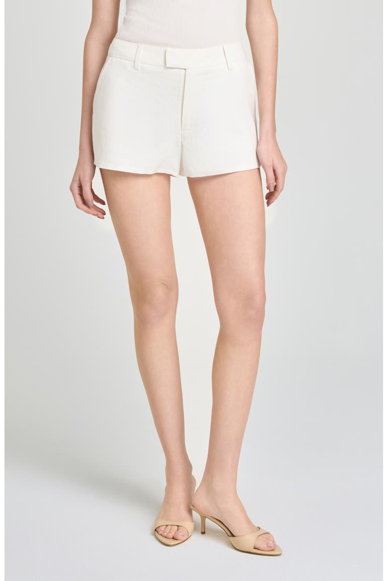 Paloma Linen Blend Shorts, Main, color, IVORY