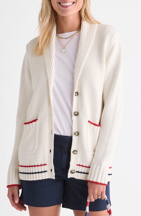 Intarsia Shawl Cardigan