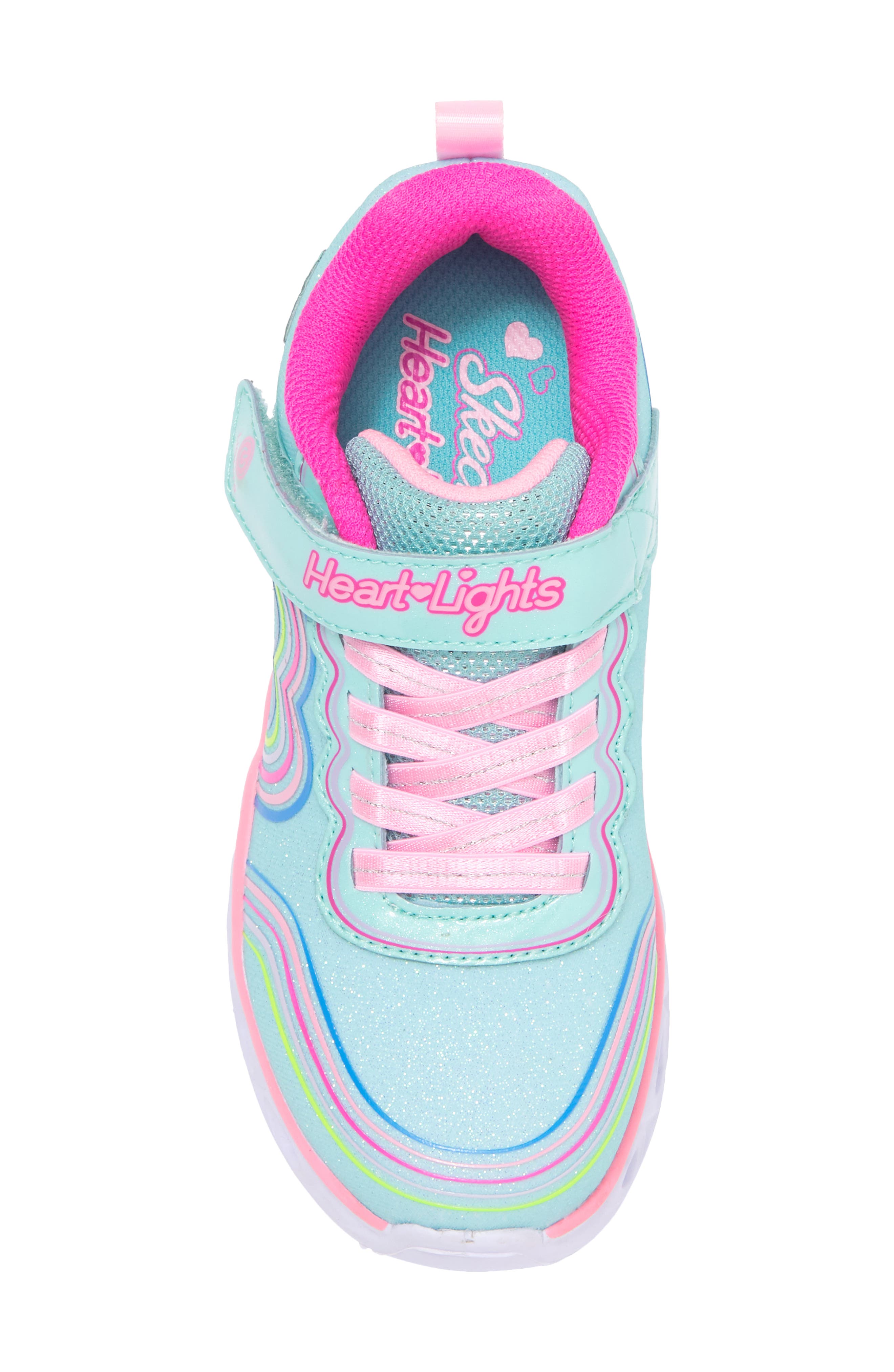 SKECHERS Kids' Heart Lights Light-Up Sneaker, Alternate, color, 